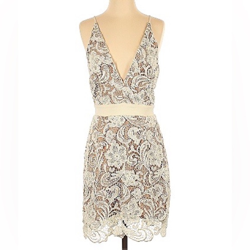 Lace paisley dress